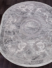 Ковер ARMINA 03760A GREY / GREY Овал