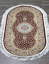 Ковер MASHAD PRESTIGE 02358A RED/RED Овал