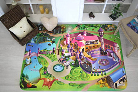 Детский развивающий 3D ковер Замок Принцессы 86006