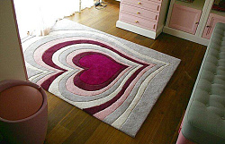 Ковер детский ручной работы LOVE HEART 