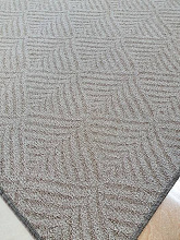 Однотонный ковер-палас скандинавский Ottava 257 какао