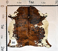 Меховой ковер-шкура ТРИКОЛОР BIG30