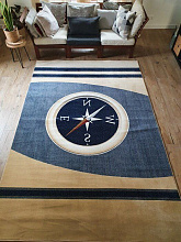 Ковер Морской с компасом new