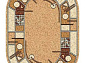 DIANA ALBINA 3 BEIGE Овал