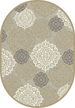 Рельефный ковер из вискозы GENOVA 38001 6565 90 ОВАЛ