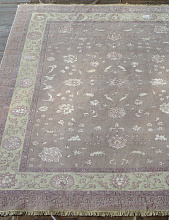Ковер Индия шерсть шелк 14x14 818A LR.PURPLE / IVORY