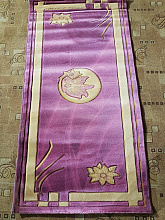 PACIFIC CARVING 001 VIOLET / CREAM