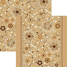 Ковровая дорожка принт 8-ми цветная дорожка p1681a2r 103