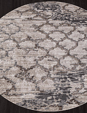 Ковер ARMINA 03806A GREY / BROWN Круг