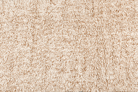 шерсть+хлопок Snow Shag Natural с антискользящей подложкой