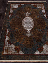 Ковер из бамбукового шелка SHEIKH 9231 КОРИЧНЕВЫЙ