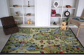 Развивающий ковер для малыша PTT Sorona Веселый Зоопарк