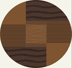Ковер-циновка Decora 2617 70 круг