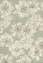 Рельефный ковер из вискозы GENOVA 38376 6525 90 Цветы