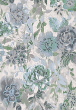 Ковер ворс вискоза с цветами  ROYAL PALACE 2020 R 17006 6767