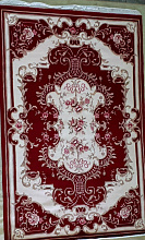 Woolen Machine-made carpets 001 RED