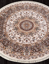 SHAHREZA D206 CREAM-BROWN Круг