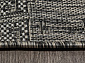 Ковер-циновка KAIR S144 BLACK-GRAY Овал
