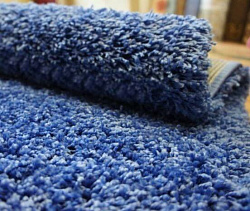 Ковер длинноворсовый SHAGGY ULTRA blue ОВАЛ