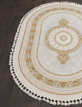 Ковер HUNKAR 08071A BLUE / GOLD Овал