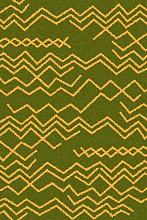 COMFORT SHAGGY 2 s644 GREEN-ORANGE