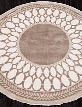 Ковер SAFIR 00842A BROWN / BROWN Круг