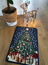 Новогодний сувенирный коврик 90098.