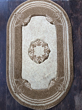Ковер PACIFIC CARVING 0058 D.BEIGE / BEIGE Овал