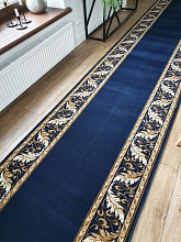 Ковровая дорожка Кремлевская темно-синяя 40050-38