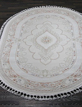 Ковер HUNKAR 07928A PINK / PINK Овал