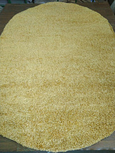 Ковер KEOPS SHAGGY B1006A YELLOW / YELLOW Овал