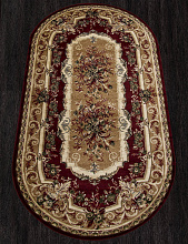 Ковер DA VINCI 5245 RED 9 Овал