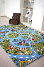 Детский развивающий ковер для малыша PTT Sorona JOYFUL KIDS City