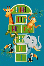 Ковер детский FUNKY TOM turquoise 