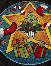 Ковер RIO SV28 BLUE Круг