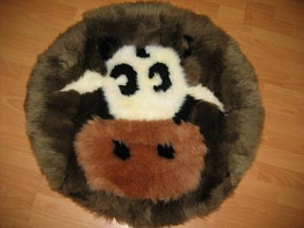 Коврик Буренка круглый