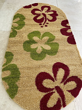 Ковер KEOPS SHAGGY B1007A YELLOW / YELLOW Овал