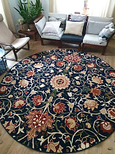 Цветы 40079-38 темно-синий круг