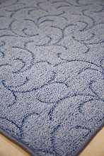 Однотонный ковер-палас ALPES 514 синий 